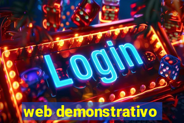 web demonstrativo